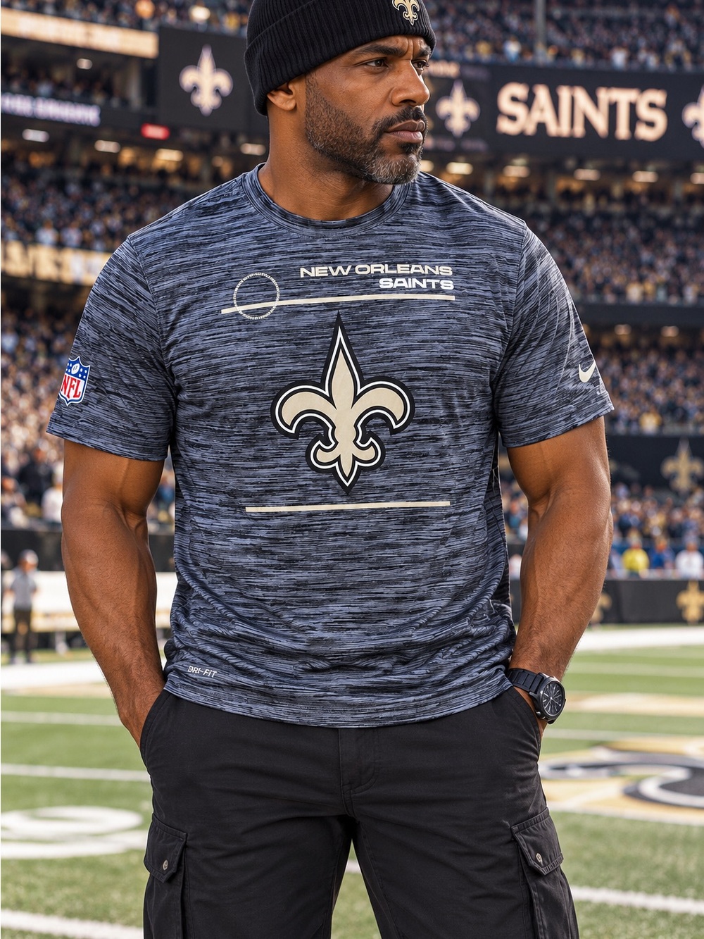 Nike New Orleans Saints Dri-FIT Men’s XL NFL Shirt